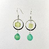 yellow chalcedony jewelry earrings