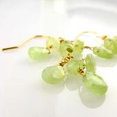 yellow tourmaline wedding earrings