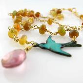 orange opal accessories jewelry necklaces