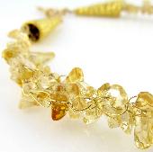 orange citrine handcrafted necklaces